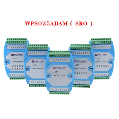 WELLPRO WP8025ADAM 8CH Relay output module / RS485 MODBUS RTU