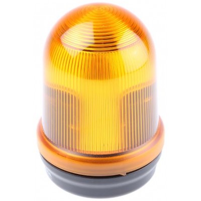 Werma 826.300.00 Yellow Steady Beacon, 12 → 240 V ac/dc, Surface Mount, Incandescent Bulb