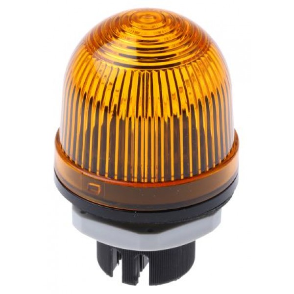 Werma 800.300.00 Series Yellow Steady Beacon, 12 → 230 V ac/dc, Panel Mount, Incandescent Bulb