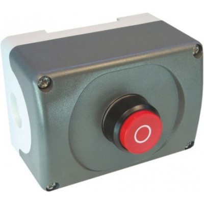 ABB 1TVC101000P3102 Enclosed Push Button, Plastic, Red, IP66