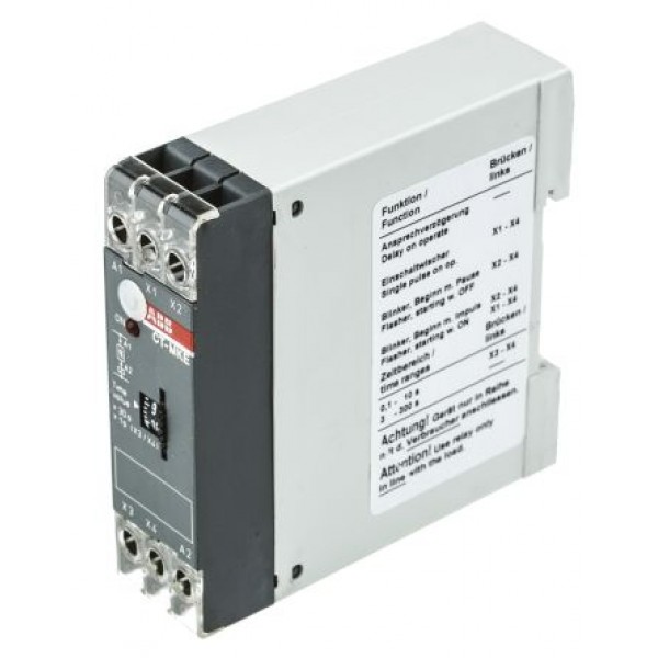 ABB 1SVR550019R0000 DIN Rail Multi Function Timer Relay, 24 → 240V ac/dc, Solid State, 0.1 → 300s