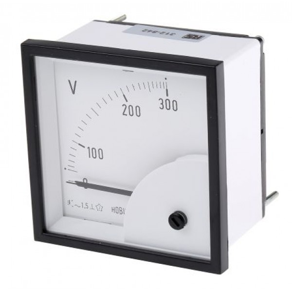 HOBUT D72MIS300V/2-001 AC Analogue Voltmeter 300V