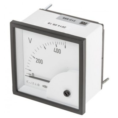 HOBUT D72SD500V/2-001 AC Analogue Voltmeter 500V