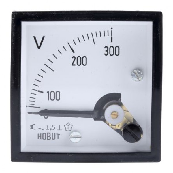 HOBUT D48MIS300V/2-001 AC Analogue Voltmeter 300V