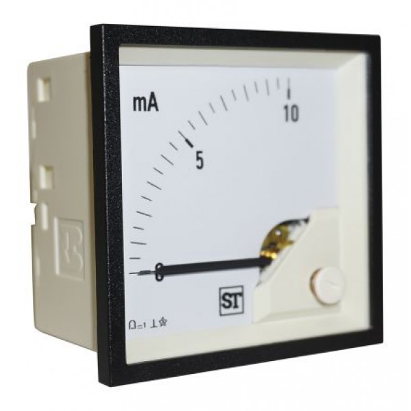 Sifam Tinsley PQ74-I20L2N1CAW0ST Analogue Panel Ammeter 20mA DC, 68mm x 68mm