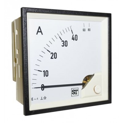 Sifam Tinsley EQ94-I1822N1CAW0ST Analogue Panel Ammeter 40A AC, 92mm x 92mm