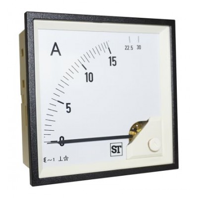 Sifam Tinsley EQ94-I1422N1CAW0ST Analogue Panel Ammeter 15A AC, 92mm x 92mm