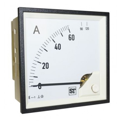 Sifam Tinsley EQ94-I2022N1CAW0ST Analogue Panel Ammeter 60A AC, 92mm x 92mm