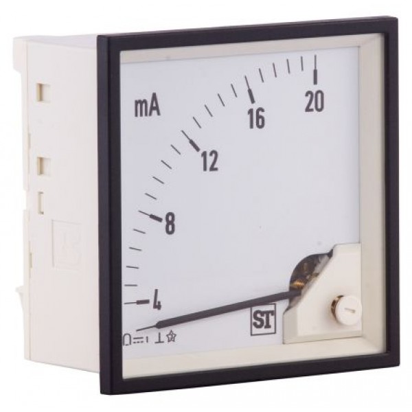 Sifam Tinsley PQ94-I42S2N1CAW0ST Analogue Panel Ammeter 20mA DC, 92mm x 92mm