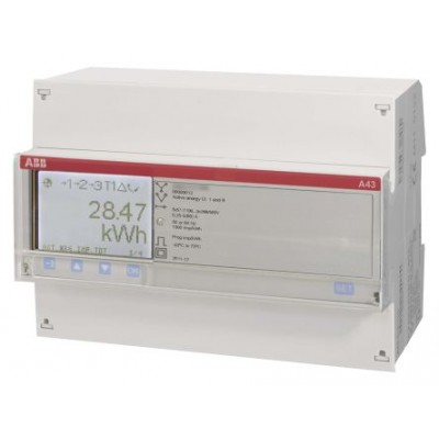ABB 2CMA170531R1000 A43 512-100 3 Phase LCD Energy Meter with Pulse Output
