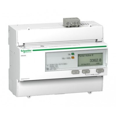 Schneider A9MEM3350 Acti 9 iEM3000 LCD Digital Power Meter