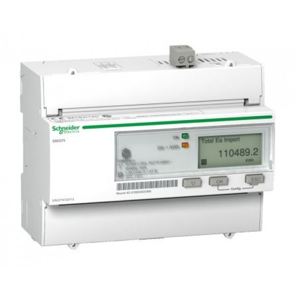Schneider Electric A9MEM3375 Acti 9 iEM3000 LCD Digital Power Meter