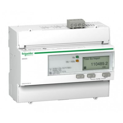 Schneider A9MEM3335 Acti 9 iEM3000 LCD Digital Power Meter