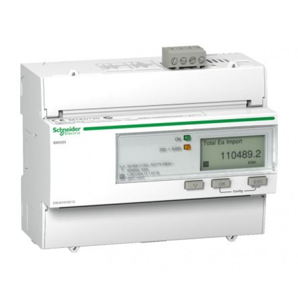Schneider Electric A9MEM3335 Acti 9 iEM3000 LCD Digital Power Meter