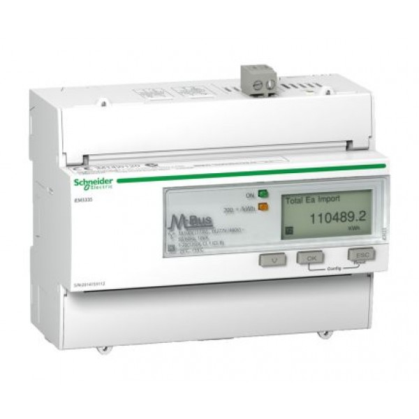 Schneider Electric A9MEM3310 Acti 9 iEM3000 LCD Digital Power Meter