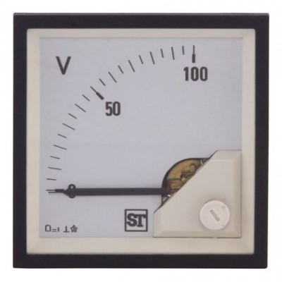 Sifam PQ94-V0ZL2N1CAW0ST DC Analogue Voltmeter 100V
