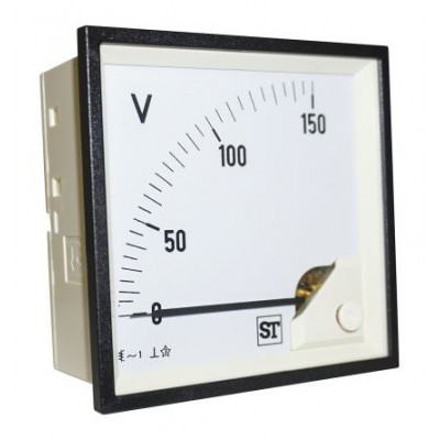Sifam Tinsley EQ94-V63X2N1CAW0ST Analogue Voltmeter AC, 92 x 92 mm