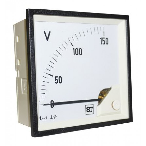 Sifam Tinsley EQ94-V63X2N1CAW0ST Analogue Voltmeter AC, 92 x 92 mm