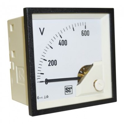 Sifam Tinsley EQ74-V71X2N1CAW0ST Analogue Voltmeter AC, 68 x 68 mm