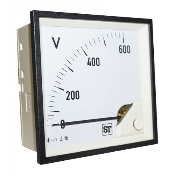 Sifam Tinsley EQ94-V71X2N1CAW0ST Analogue Voltmeter AC, 92 x 92 mm