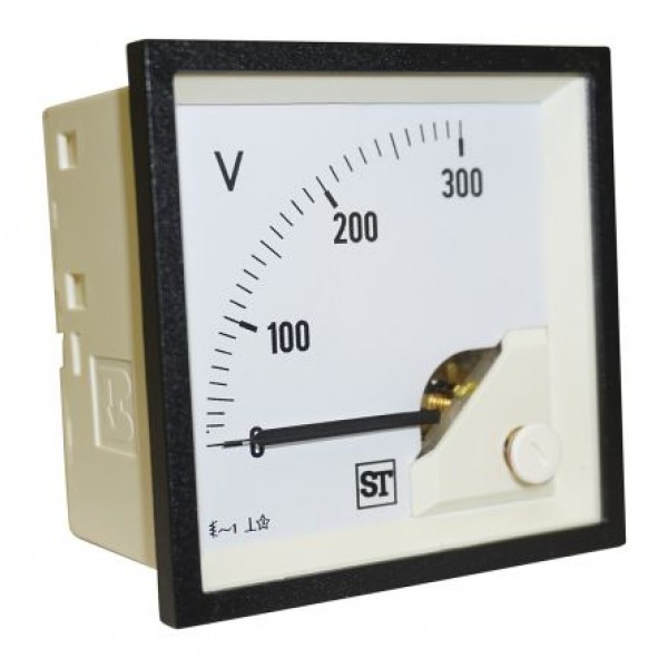 Sifam Tinsley EQ74-V68X2N1CAW0ST Analogue Voltmeter AC, 68 x 68 mm