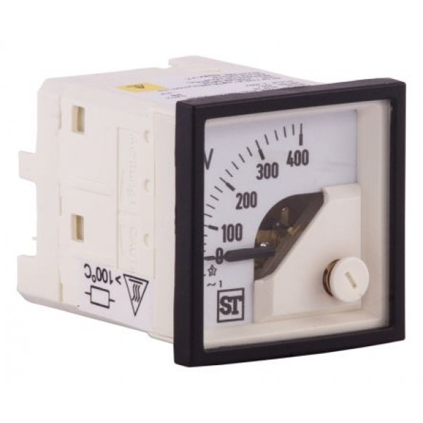 Sifam Tinsley EQ44-V69X2N1CAW0ST Analogue Voltmeter AC, 45 x 45 mm
