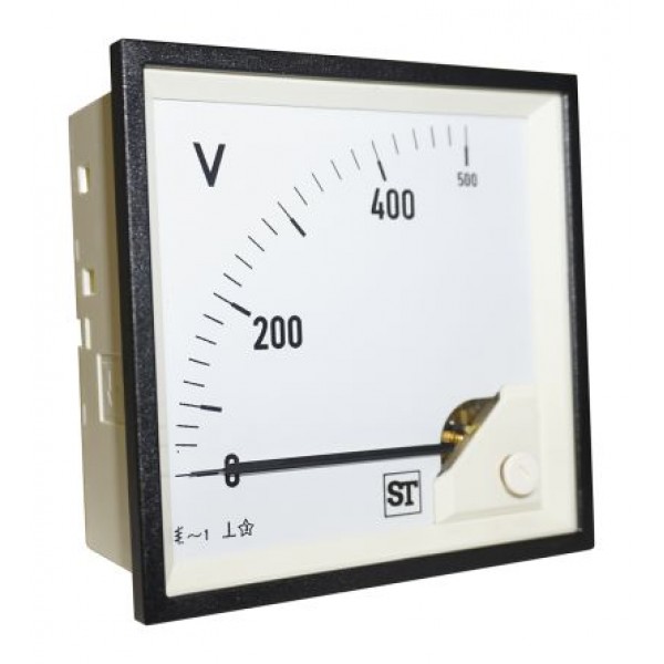 Sifam Tinsley EQ94-V70X2N1CAW0ST Analogue Voltmeter AC, 92 x 92 mm
