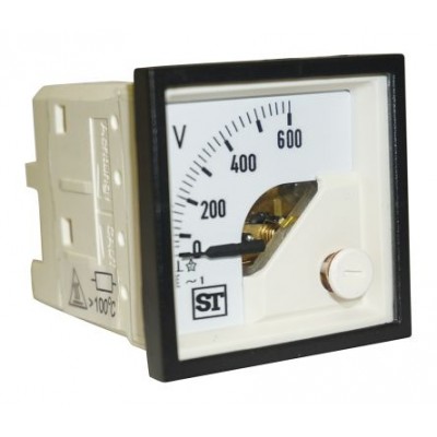 Sifam Tinsley EQ44-V71X2N1CAW0ST AC Analogue Voltmeter 600V