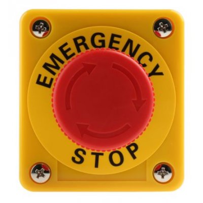 Omron A22E-M-11B Emergency Button Twist to Reset