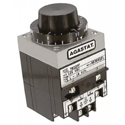 TE Connectivity 7022PF Timer Relay, Screw, 1 → 10 min, DPDT, 125 V dc