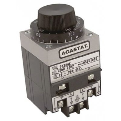 TE Connectivity 7022AE Timer Relay, Screw, 20 → 200 s, DPDT