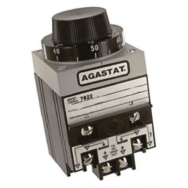 TE Connectivity 7022BD Timer Relay, Screw, 5 → 50 s, DPDT