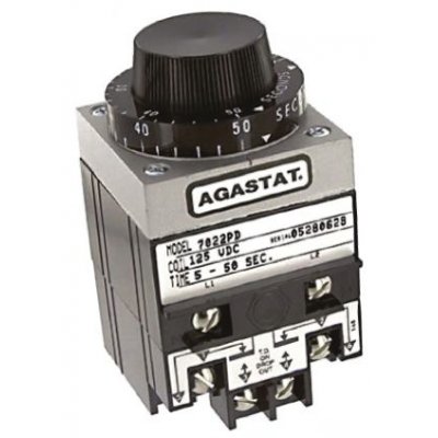 TE Connectivity 7022PD Timer Relay, Screw, 5 → 50 s, DPDT