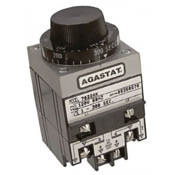 TE Connectivity 7022AK Timer Relay Screw, 1 → 300 s, DPDT