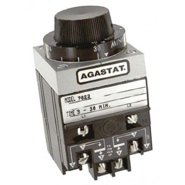 TE Connectivity 7022AB Timer Relay Screw, 0.5 → 5 s