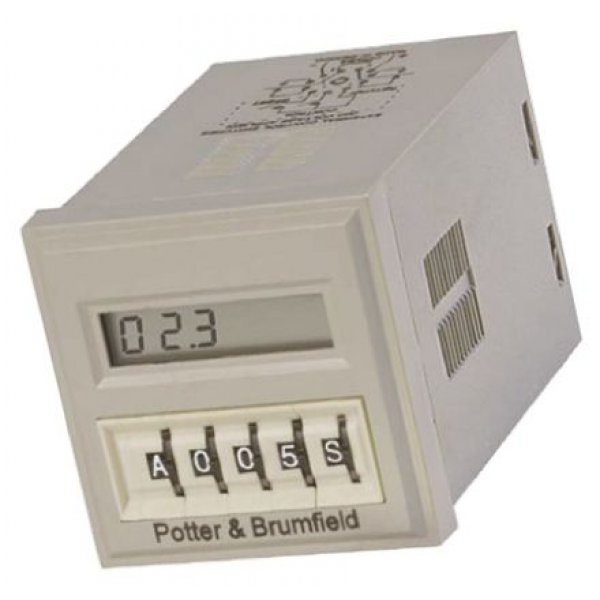 TE Connectivity CNT-35-96 Multi Function Timer Relay, Plug, 0.1 sec → 9990 hrs