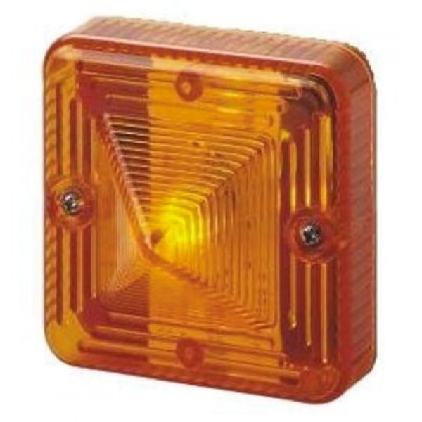 e2s ST-L101HAC230A Amber Multiple Effect LED Beacon, 230 V ac, LED Bulb, IP66