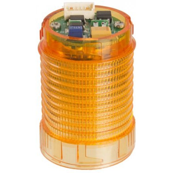 Moflash LED-MINI-02-01 Beacon Unit Amber LED, Steady Light Effect, 12 → 24 V dc