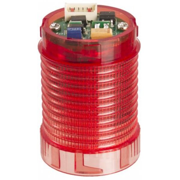 Moflash LED-MINI-02-02 Beacon Unit Red LED, Steady Light Effect, 12 → 24 V dc
