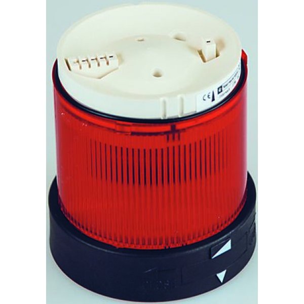 Schneider Electric XVBC8B4 Red Flashing Effect Beacon Unit, 24 V ac/dc, Xenon Bulb