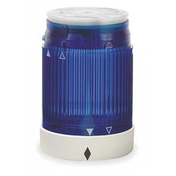 Schneider Electric XVPC6G6W Blue Flashing Effect Beacon, 120 V ac, Xenon Bulb, AC, IP65