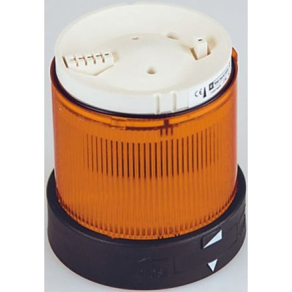 Schneider Electric XVBC2M5 Amber Steady Effect Beacon Unit, 230 V ac, LED Bulb