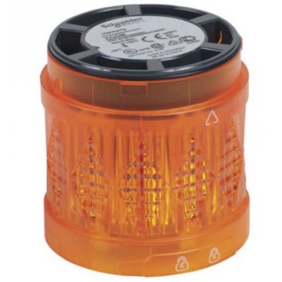 Schneider Electric XVUC25 Beacon, Orange LED, Steady Light Effect, 24 V ac/dc