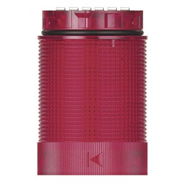 Werma 634.120.55 Series Red Flashing Beacon, 24 V dc, Base Mount, LED Bulb