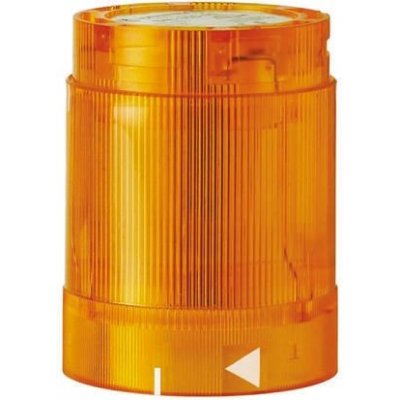 Werma 848.320.55 Series Yellow Flashing Effect Beacon Unit, 24 V ac/dc, LED Bulb, DC, IP54