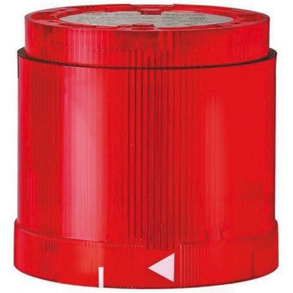 Werma 843.140.55 Series Red EVS Effect Beacon Unit, 24 V dc, LED Bulb