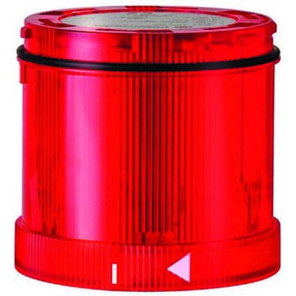 Werma 644.120.55 Series Red Flashing Effect Beacon Unit, 24 V dc, LED Bulb