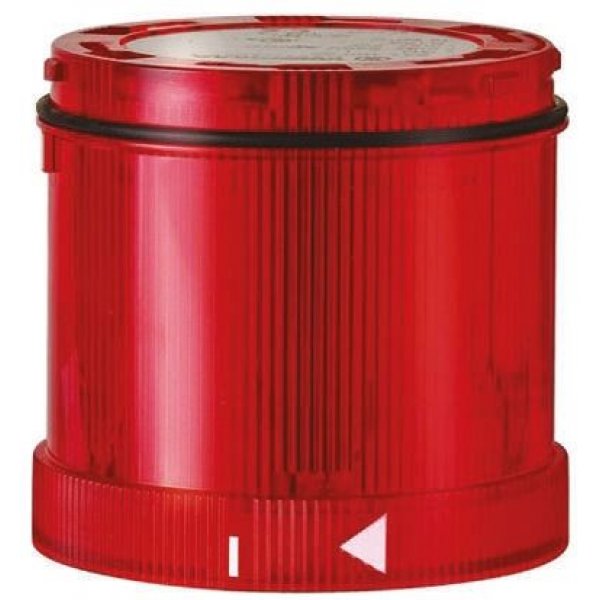 Werma 644.130.75 Series Red Rotating Effect Beacon Unit, 24 V dc, LED Bulb