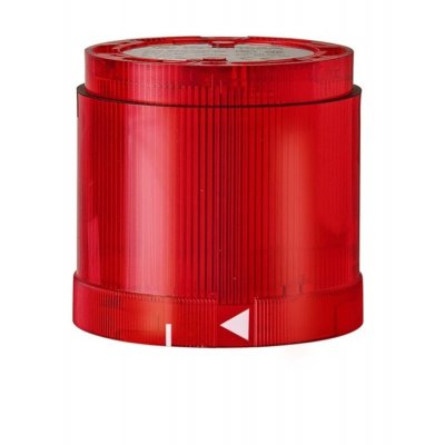 Werma 843.110.55 Series Red Flashing Effect Beacon Unit, 24 V dc, LED Bulb
