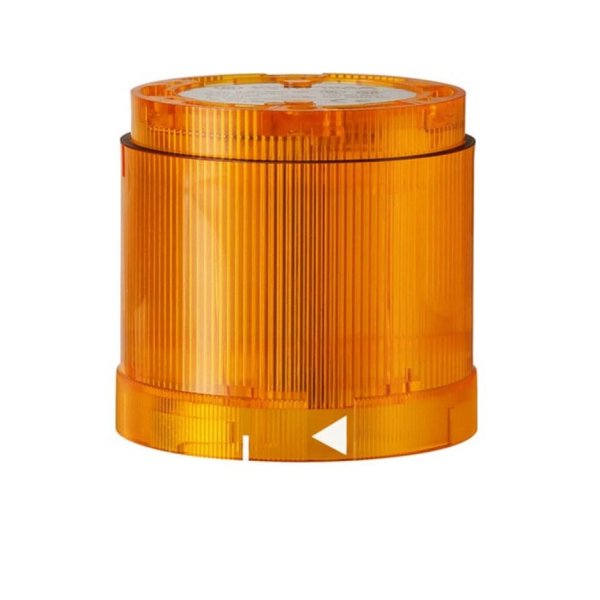 Werma 843.310.55 Series Yellow Flashing Effect Beacon Unit, 24 V dc, LED Bulb
